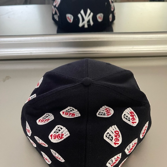 Brand New, New Era 5950, A Rare Spike Lee Joint x NY Yankee, All-Over, 8 1/8 - Picture 4 of 5